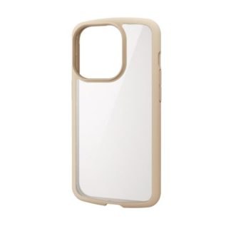 PM-A22CTSLFCIV<BR>iPhone 14 Pro用ハイブリッドケース/TOUGH SLIM LITE/フレームカラー/背面クリア/アイボリー<BR>エレコム㈱
