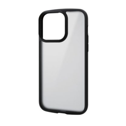 PM-A22DTSLFCGMBiPhone 14 Pro Max用ハイブリッドケース/TOUGH SLIM LITE/フレームカラー/背面クリア/背面ガラス/シルキークリア/ブラックエレコム㈱