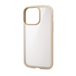 PM-A22DTSLFCIV<BR>iPhone 14 Pro Max用ハイブリッドケース/TOUGH SLIM LITE/フレームカラー/背面クリア/アイボリー<BR>エレコム㈱