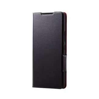 PM-G224PLFUBK<BR>Galaxy A53 5G(SC-53C/SCG15)用レザーケース/手帳型/UltraSlim/薄型/磁石付き/ブラック<BR>エレコム㈱