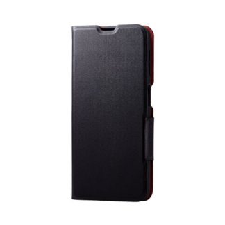 PM-G227PLFUBK<BR>Galaxy A23 5G(SC-56C/SCG18)用レザーケース/手帳型/UltraSlim/薄型/磁石付き/ブラック<BR>エレコム㈱