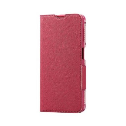 PM-G227PLFUJPNDGalaxy A23 5G(SC-56C/SCG18)用レザーケース/手帳型/UltraSlim/Flowers/薄型/磁石付き/ディープピンクエレコム㈱