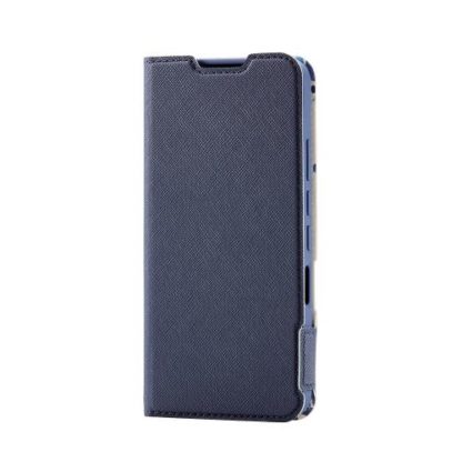 PM-S223PLFUJNVAQUOS wish2(SH-51C)/AQUOS wish(SHG06)/レザーケース/手帳型/UltraSlim/Flowers/薄型/磁石付き/ネイビーエレコム㈱
