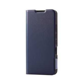 PM-S223PLFUNV<BR>AQUOS wish2(SH-51C)/AQUOS wish(SHG06)/レザーケース/手帳型/UltraSlim/薄型/磁石付き/ネイビー<BR>エレコム㈱