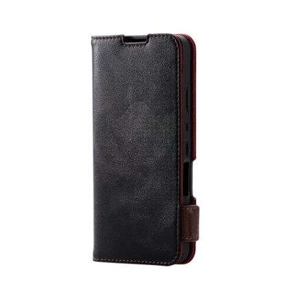 PM-S223PLFYBKAQUOS wish2(SH-51C)/AQUOS wish(SHG06)/レザーケース/手帳型/ステッチ/耐衝撃/磁石付き/ブラックエレコム㈱