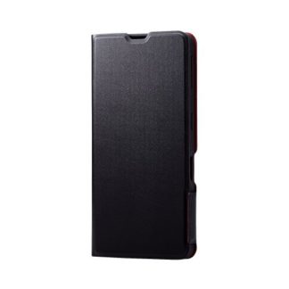 PM-S225PLFUBK<BR>AQUOS sense7 plus用レザーケース/手帳型/UltraSlim/薄型/磁石付き/ブラック<BR>エレコム㈱