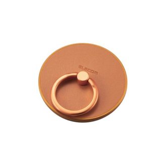P-STRMKMLBR<BR>マグネットスマホリング/レザー/MAGKEEP/ブラウン<BR>エレコム㈱