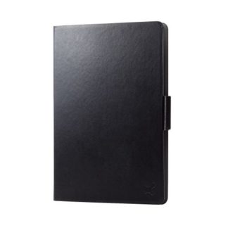 TB-10UHGFLBK<BR>タブレット汎用手帳型ケース/ソフトレザー/薄型ケース/フリーアングル/ハンドベルト/8.5～11.5inch/ブラック<BR>エレコム㈱
