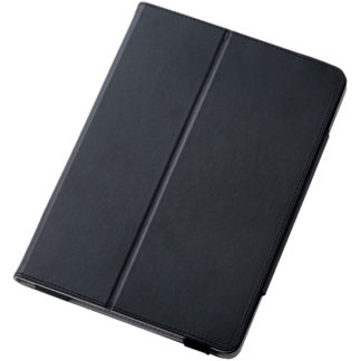 TB-A19RPLFBK<BR>iPad 10.2 2019年モデル用フラップケース/ソフトレザー/2アングル/軽量/ブラック<BR>エレコム㈱