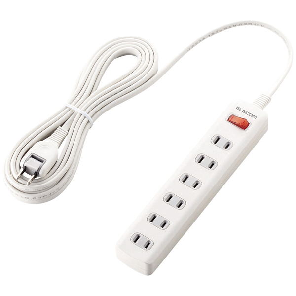 まとめ) バッファロー 2ピン式電源タップ10個口タイプ 雷サージ防止 集中スイッチ付 ホワイト 1.5m BSTAPSD21015WH 1個  〔×5セット〕(代引不可) 通販