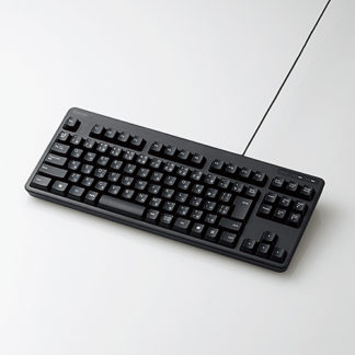 TK-FCM103BK<BR>有線キーボード/メンブレン式/コンパクトサイズ/ブラック<BR>エレコム㈱