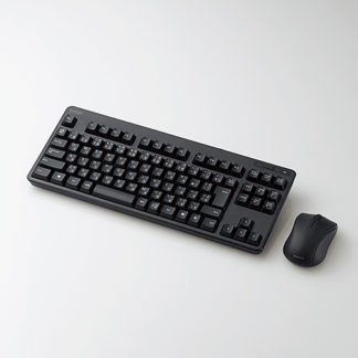 TK-FDM105MBK<BR>無線キーボード＆マウス/メンブレン式/コンパクトサイズ/ブラック<BR>エレコム㈱