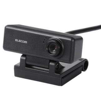 UCAM-C310FBBK<BR>PC Webカメラ/100万画素/マイク内蔵/高精細ガラスレンズ/ブラック<BR>エレコム㈱