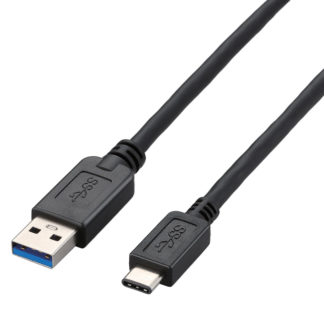 USB3-AC20BK<BR>USB3.1ケーブル/A-Cタイプ/ノーマル/2.0m/ブラック<BR>エレコム㈱