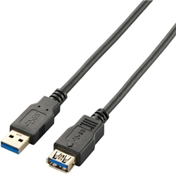 USB3-E10BKUSB3.0延長ケーブル(A-A)/1.0m/ブラックエレコム㈱