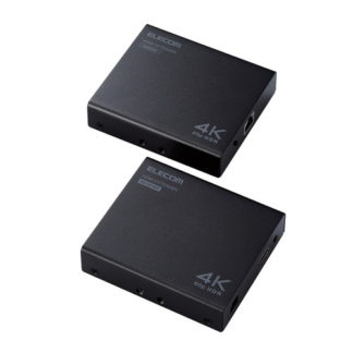 VEX-HD4KP1001AHDMIエクステンダー/PoE対応/4Kエレコム㈱