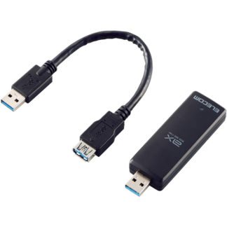 WDC-X1201DU3-B無線LAN子機/11ax/Wi-Fi6/USB3.0/ブラックエレコム㈱