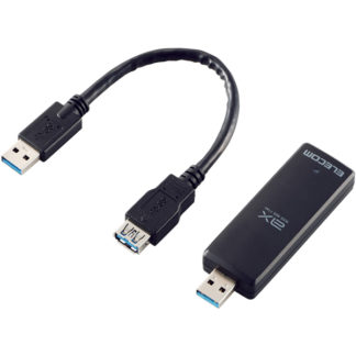 WDC-X1201DU3-B<BR>無線LAN子機/11ax/Wi-Fi6/USB3.0/ブラック<BR>エレコム㈱