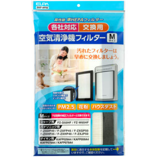 EKF-AF02<BR>汎用空気清浄機フィルター Mサイズ<BR>朝日電器㈱（ＥＬＰＡ）