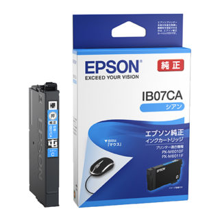IB07CA<BR>ビジネスインクジェット用 インクカートリッジ（シアン）/標準インク/約300ページ対応<BR>セイコーエプソン㈱
