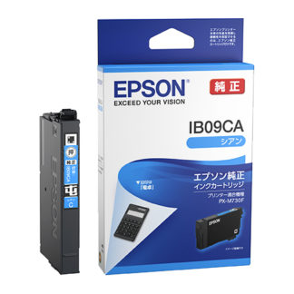 IB09CA<BR>ビジネスインクジェット用 インクカートリッジ（シアン）/標準インク/約300ページ対応<BR>セイコーエプソン㈱