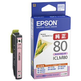 ICLM80<BR>カラリオプリンター用 インクカートリッジ（ライトマゼンタ）<BR>セイコーエプソン㈱