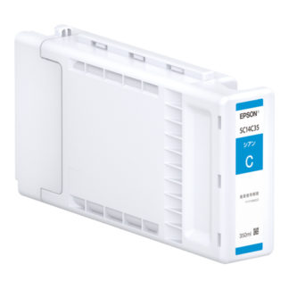 SC14C35<BR>SureColor用 インクカートリッジ/350ml（シアン）<BR>セイコーエプソン㈱