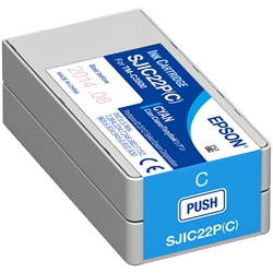 SJIC22PC<BR>TM-C3500用インクカートリッジ シアン<BR>セイコーエプソン㈱