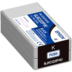 SJIC22PK<BR>TM-C3500用インクカートリッジ ブラック<BR>セイコーエプソン㈱