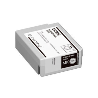 SJIC43P-MK<BR>ラベルプリンター用 インクカートリッジ（マットブラック）<BR>セイコーエプソン㈱