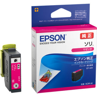 SOR-M<BR>カラリオプリンター用 インクカートリッジ/ソリ（マゼンタ）<BR>セイコーエプソン㈱