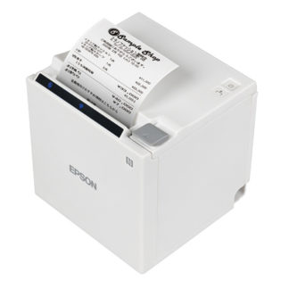 TM302H613W<BR>レシートプリンター/スタンダードモデル/80mm・58mm/USB・有線LAN・Bluetooth/電源同梱/ホワイト<BR>セイコーエプソン㈱