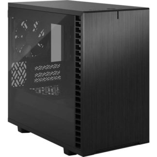 FD-C-DEF7N-02<BR>ミニタワー型PCケース Define 7 Nano Black TG Light Tint<BR>ＦＤ　Ｓｗｅｄｅｎ（Ｆｒａｃｔａｌ）