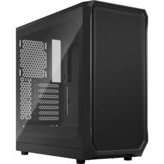 FD-C-FOC2A-01<BR>ミドルタワー型PCケース Focus 2 Black TG Clear Tint<BR>ＦＤ　Ｓｗｅｄｅｎ（Ｆｒａｃｔａｌ）