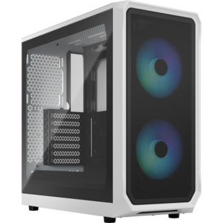 FD-C-FOC2A-04<BR>ミドルタワー型PCケース Focus 2 RGB White TG Clear Tint<BR>ＦＤ　Ｓｗｅｄｅｎ（Ｆｒａｃｔａｌ）