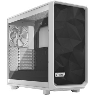 FD-C-MEL2A-04<BR>ミドルタワー型PCケース Meshify 2 Lite White TG Clear<BR>ＦＤ　Ｓｗｅｄｅｎ（Ｆｒａｃｔａｌ）