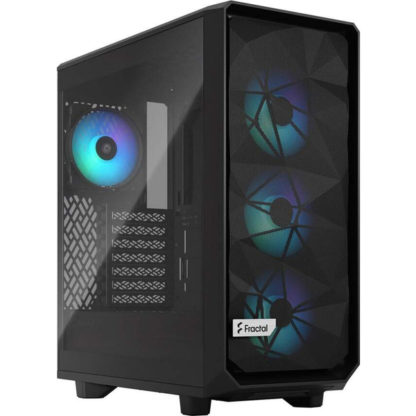 FD-C-MEL2C-05ミドルタワー型PCケース Meshify 2 Compact Lite RGB Black TG Light tintＦＤ　Ｓｗｅｄｅｎ（Ｆｒａｃｔａｌ）