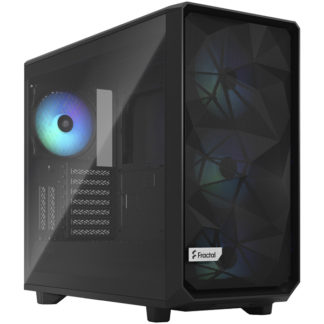 FD-C-MES2A-06<BR>ミドルタワー型PCケース Meshify 2 RGB Black TG Light tint<BR>ＦＤ　Ｓｗｅｄｅｎ（Ｆｒａｃｔａｌ）