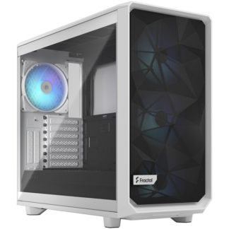 FD-C-MES2A-08<BR>ミドルタワー型PCケース Meshify 2 RGB White TG Clear tint<BR>ＦＤ　Ｓｗｅｄｅｎ（Ｆｒａｃｔａｌ）