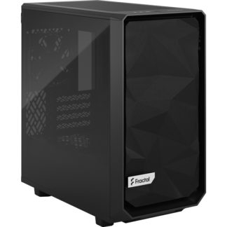 FD-C-MES2M-01<BR>ミニタワー型PCケース Meshify 2 Mini Black TG Dark Tint<BR>ＦＤ　Ｓｗｅｄｅｎ（Ｆｒａｃｔａｌ）