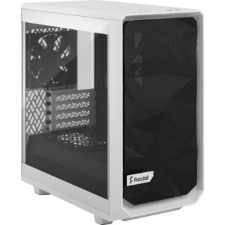 FD-C-MES2M-02<BR>ミニタワー型PCケース Meshify 2 Mini White TG Clear Tint<BR>ＦＤ　Ｓｗｅｄｅｎ（Ｆｒａｃｔａｌ）