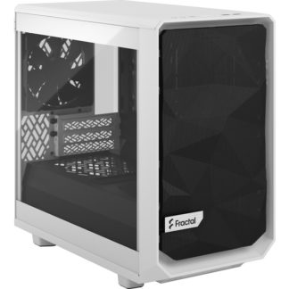 FD-C-MES2N-02<BR>ミニタワー型PCケース Meshify 2 Nano White TG Clear Tint<BR>ＦＤ　Ｓｗｅｄｅｎ（Ｆｒａｃｔａｌ）