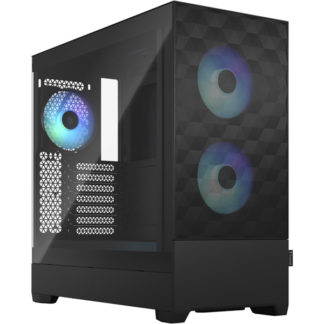 FD-C-POR1A-06<BR>ミドルタワー型PCケース Pop Air RGB Black TG Clear Tint<BR>ＦＤ　Ｓｗｅｄｅｎ（Ｆｒａｃｔａｌ）