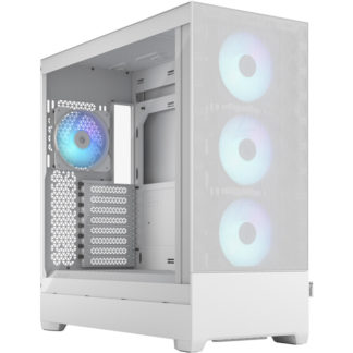 FD-C-POR1X-01<BR>ミドルタワー型PCケース Pop XL Air RGB White TG Clear Tint<BR>ＦＤ　Ｓｗｅｄｅｎ（Ｆｒａｃｔａｌ）