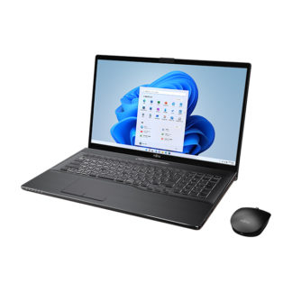 FMVN90F3BLIFEBOOK NH90/F3 (AMD Ryzen 7 5800U/16GB/SSD・512GB/Blu-ray/Win11Home64/Office Home & Business 2021（個人向け）/17.3型/ブライトブラック)富士通㈱