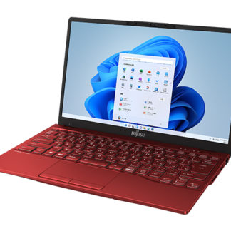 FMVU90G2RLIFEBOOK UH90/G2 ガーネットレッド (Core i7-1255U/8GB/SSD・512GB/光学ドライブなし/Win11Home64/Office Home & Business 2021（個人向け）/13.3型)富士通㈱