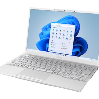 FMVU90G2WLIFEBOOK UH90/G2 シルバーホワイト (Core i7-1255U/8GB/SSD・512GB/光学ドライブなし/Win11Home64/Office Home & Business 2021（個人向け）/13.3型)富士通㈱