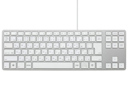 FK308PCS-JPMatias Wired Aluminum Tenkeyless Keyboard for PC - Silver 日本語配列ダイヤテック㈱