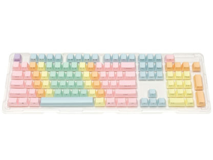 FKCS104EFRFILCO Macaron Keycap Set 英語104キー・前面印字ダイヤテック㈱