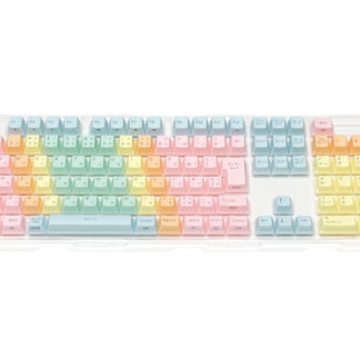 FKCS108JKR<BR>FILCO Macaron Keycap Set for Kids 日本語108キー・上面印字・かなあり<BR>ダイヤテック㈱